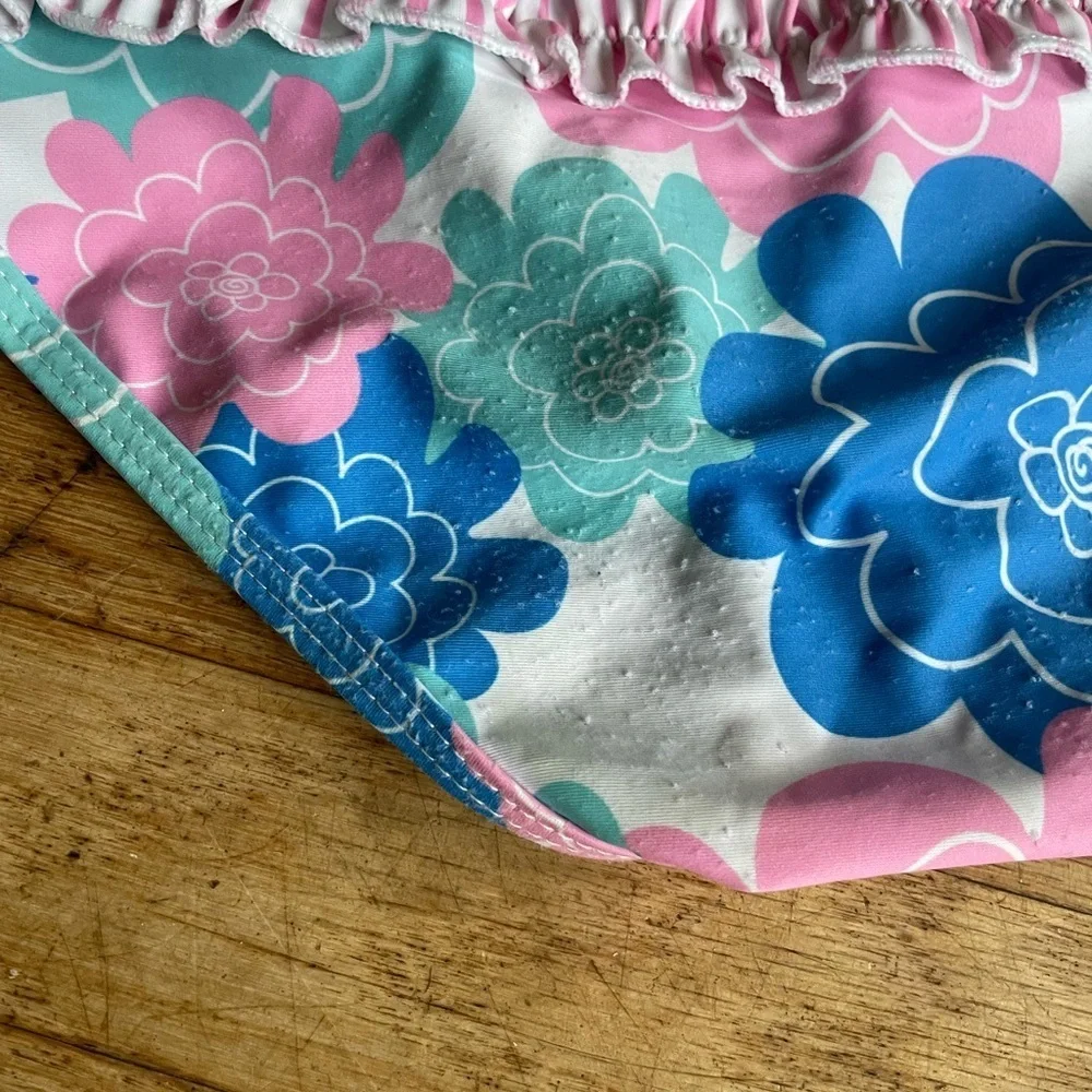 Ruffle butts rashguard family matching swim suit